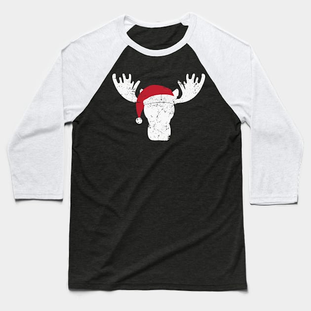 Christmas Moose Christmas Moose Santa Christmas Moose T-Shirt Sweater Hoodie Iphone Samsung Phone Case Coffee Mug Tablet Case Gift Baseball T-Shirt by giftideas